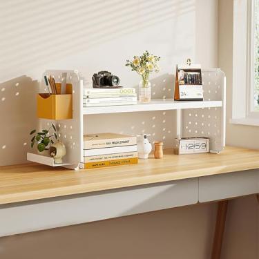 Imagem de Prateleiras Superiores E Prateleiras De Escritório, Gaiola De Dormitório, Prateleiras Para Topo, Prateleira Organizadora De Madeira Ajustável Diy Com Furos De Metal Pai, B-1-layer, 60cm/23.6in