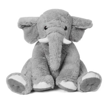 Imagem de Elefante de pelúcia com peso, gelatina, malva, 2,27 kg, 40 cm - JellyM