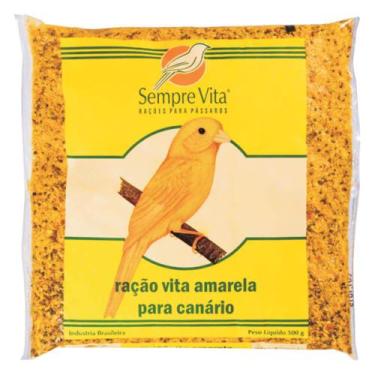Imagem de Ração Para Pássaros Sempre Vita Amarela - 500g