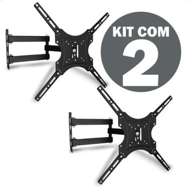 Imagem de Suporte Para TV Articulado Parede 14 a 55" Polegadas Compativel Tv Led