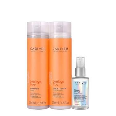 Imagem de Kit Cadiveu Professional Bye Bye Frizz Duo e Final Style Oil (3 produtos)