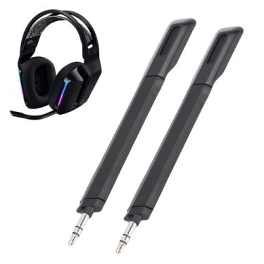 Imagem de VBESTLIFE 2PCS G733 Microfone de Substituição, Microfone de Fone de Ouvido G733, de Redução de Ruído Destacável de 3,5 Mm