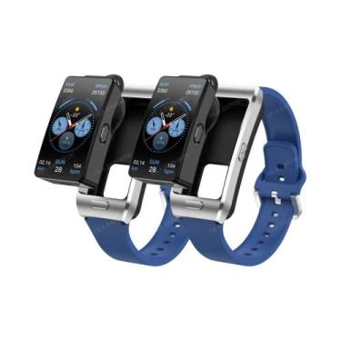 Imagem de Relógio Inteligente Unissex Com GPS E Bluetooth 2 Em 1 Com Fones De Ou