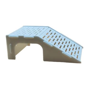 Imagem de FashionCha Escada para Tanque de Répteis, Acessório para Aquário, Rampa de Escalada, Rampa para Tartarugas, Terraço de Descanso para Sapos E Tartarugas, Branco, Grande