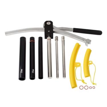 Imagem de Kit de ferramentas de troca de pneu Dirt Bike serve para motocross e Enduro, Dirt Bikes rodas de 40,6 cm a 53,3 cm, inclui eixos de 15/17/20/25 mm, preto