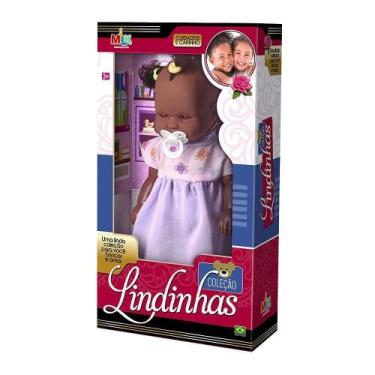 Imagem de Boneca colecao lindinhas negra. - Milk