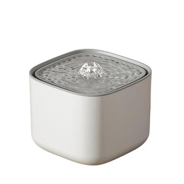 Imagem de Bebedouro Automático 3L - Fonte com Filtro e Água Circulante para Gatos e Cães(Branco)