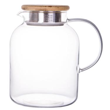 Imagem de Jarra De Vidro Boro Com Tampa Bambu 1,8 L Twinkle Dynasty