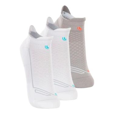 Imagem de Kit com 3 Pares de Meias Performance Running Lupo 3276-002 Colorido, C