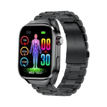 Imagem de Pulseira Inteligente De Saúde Masculina Com Monitoramento De ECG, Pres