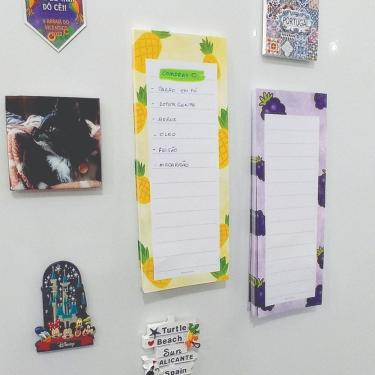 Imagem de Kit Bloquinhos de Papel com Imã - 04 Modelos - 50 Folhas - 23cm x 9cm