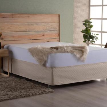 Imagem de Saia Para Cama Box Tamanho Casal King Matelado Ultrassônico Varias Cor