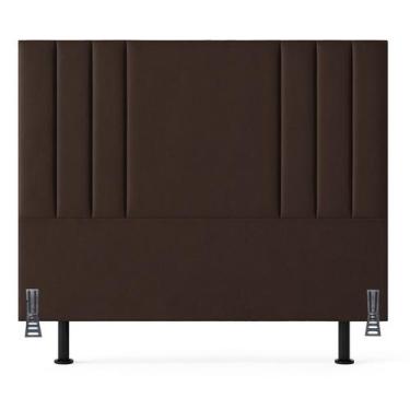 Imagem de Cabeceira 195 cm Suede Moderna King Clássica Cama Box Frame - Online C