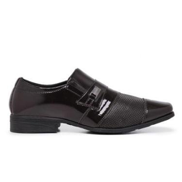 Imagem de Sapato Social Masculino Bico Fino Fivela Confortavel 834-Masculino