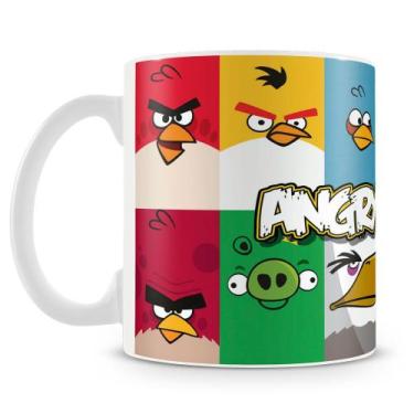 Imagem de Caneca Personalizada Angry Birds - Porcelana Brilhante - 325ml - Amo C