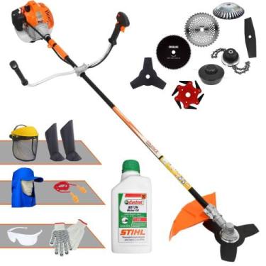 Imagem de Aparador de Grama Vulcan VR520H 2T 52cc 2,5HP Roçadeira Com Carretel e