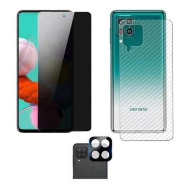 Imagem de Película Privacidade 3d Vidro + Traseira + Camera Galaxy M62