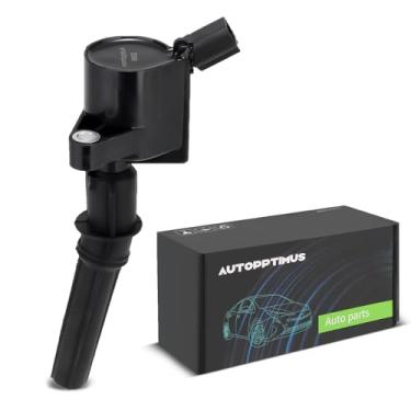 Imagem de Autopptimus Bobina de ignição DG508 F7TZ12029AB, compatível com Ford Mercury Lincoln F150 F250 F-350 E350 E450 MUSTANG CROWN VICTORIA EXPLORER - V8 4.6L 5.4L V10 6.8L Substitui 1LL 2Z1200 29AA COP9