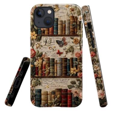 Imagem de heindiy Compatível com capa para iPhone 15, capa brilhante, proteção total, à prova de choque, anti-arranhões, capa de TPU, capas para homem mulher - estante antiga