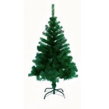 Imagem de Árvore de Natal Pinheiro 120cm de Altura, 250 Galhos, Base com Encaixe Prático, Pinheiro Decoração Natalina