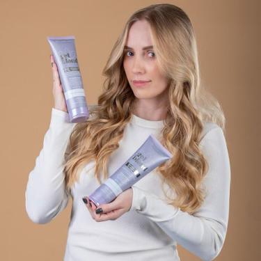 Imagem de Kit Silver Get Blond Fit Cosmétics, Shampoo e Condicionador Matizador 