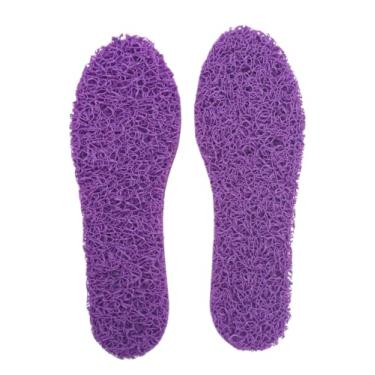 Imagem de Palmilha confort de capacho ideal para pessoas que sofre com Esporão de Calcâneo, Fascite plantar, hiperidrose plantar, neuroma de morton ou pés cansados. Proporciona uma incrível sensação de estar pisando em um tapete, enquanto massageia suavemente os pés. Conforto, leveza e alívio imediato das dor