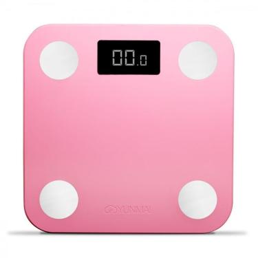 Imagem de Balanca Bioimpedancia Digital Yunmai Mini M1501 Smart Scale Com Applicativo Rosa