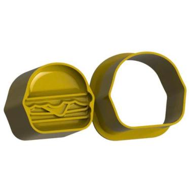 Imagem de Ejetor Modelador Doces HAMBURGUER Brigadeiros Docinhos Massa Biscuit B
