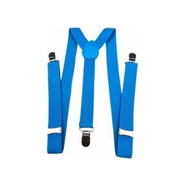 Imagem de Suspensório Infantil Regulador Elástico Liso Social Unisex Pajem 80 Cm