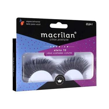 Imagem de Cílios Postiços Macrilan - Efeito 7D Alongado, CL9-1