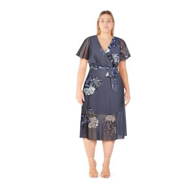 Imagem de City Chic Vestido feminino plus size - granada, Colocação cinza, 50