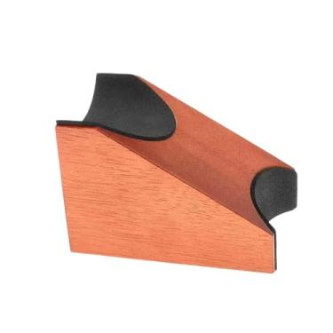 Imagem de harayaa Almofada de apoio para o braço da guitarra, suporte para instrumento de corda, ferramenta prática e versátil para ajustes de luthier, Madeira