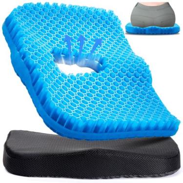 Imagem de Almofada de assento de gel Anzeng para cadeira de escritório, cadeira 