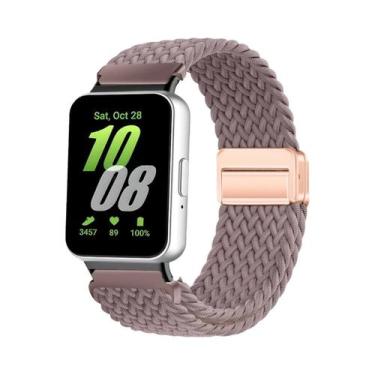 Imagem de Pulseira Magnética Ajustável De Nylon Para Samsung Galaxy Fit3, Acessó