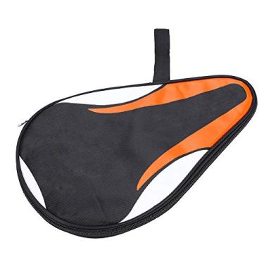 Imagem de Tenis de Tênis de Mesa Bat Bat Ping Pong Pong Protecção à Prova de Poeira à Prova D'água para Pano Azul de Laranja Oxford 30 * 19 * 1,5cm 90g (Laranja)