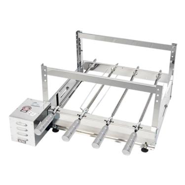 Imagem de Churrasqueira Giratória Rotativa Aço Inox GBI 04 Espetos Bivolt