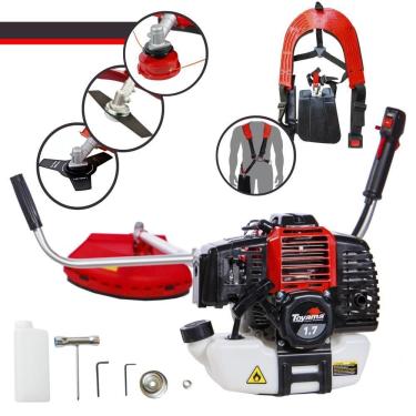 Imagem de Roçadeira à Gasolina 2t Toyama Rt43l + Lâmina 2 Pontas Extra