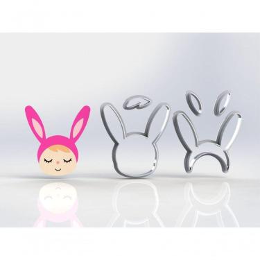 Imagem de Cortador Metoo Da Lol - Boneca Coelha Modular 6 Cm