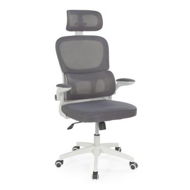 Imagem de Cadeira De Escritório Giratória Executiva Viena Com Regulagem De Altura - Cinza