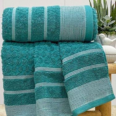 Imagem de Toalha Banhão Treviso Fio Penteado 80x150 Verde