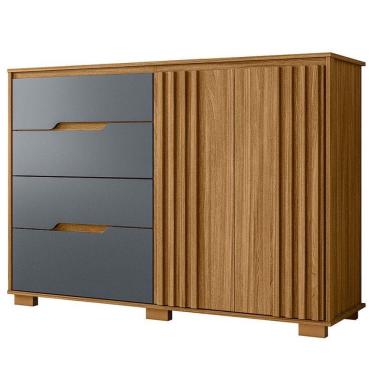 Imagem de Cômoda Sapateira Texas Freijó Cinza - Moval