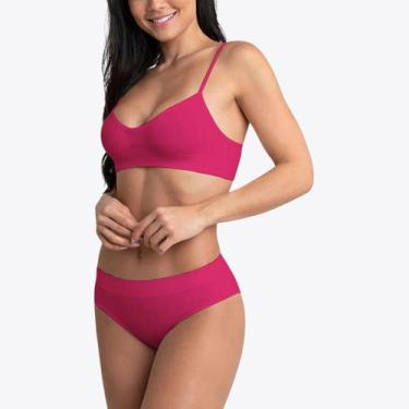 Imagem de Kit 2 Calcinhas Básica Clássica Loba Lupo 40300, Rosa pink, G