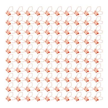 Imagem de Grampos de pasta de girassol bonitos de metal resistente pequenos grampos de fixação força de fixação forte para escritório escola uso doméstico 100 peças clipes de papel coloridos (Ouro Rosa)