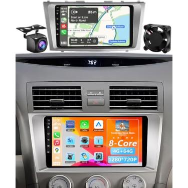 Imagem de Rádio veicular 8core 4G + 64G para Toyota Camry 2006-2011, suporte Canbus Original JBL Navigation, RSNAVI Car Stereo Wireless Carplay, Android Auto 22 cm, tela sensível ao toque, WiFi BT/FM/RDS/EQ