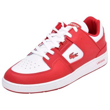 Imagem de Lacoste Tênis masculino Court Cage, Vermelho/branco., 43