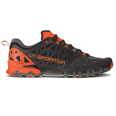 Imagem de La Sportiva Mens Bushido II Trail Running Shoes, Clay/Tiger, 8