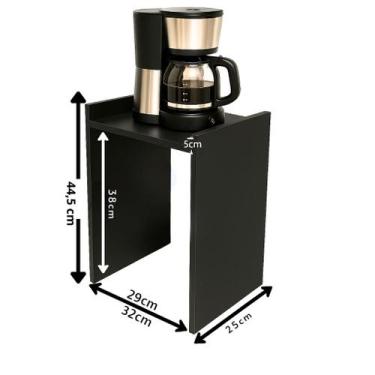 Imagem de Suporte organizador de bancada para cafeteira filtro eletroportáteis -
