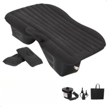Imagem de Colchão Inflável para Carro com Bomba Elétrica 12V – Conforto e Praticidade para Viagem e Passeio