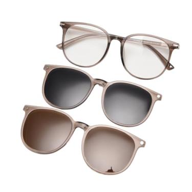 Imagem de VFDHN Óculos de Sol TR90 Clip-on, Moda Magnética, Polarizados, para Homens e Mulheres, Leves (3)