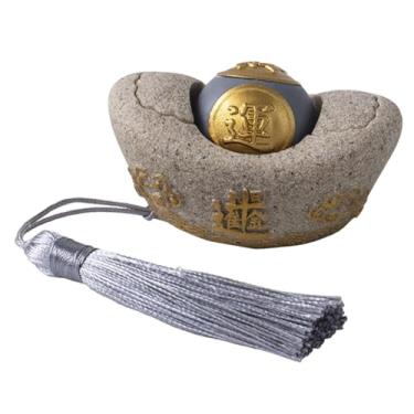 Imagem de Generic Estátua/Escultura Yuan Bao - Decoração, Presente, Estatueta de Pedra, Ornamento para Centro de Mesa, Corredor, Estante, Lareira, Armário